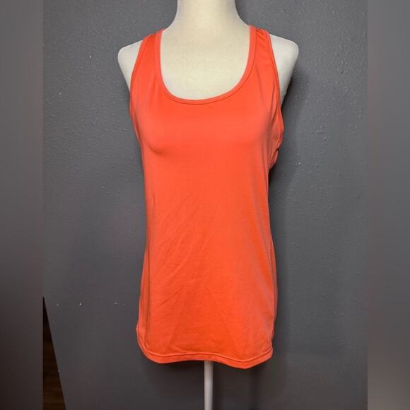 HM Move Tanktop Women M Orange Racerback Workout Activewear Lightweight Summer - Picture 1 of 5